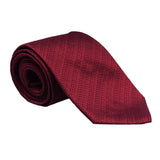Dunhill woven silk tie in subtle monochrome tyre tread pattern