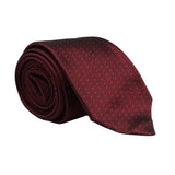 Dunhill woven silk tie in subtle corded stripe pattern