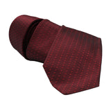 Dunhill woven silk tie in subtle corded stripe pattern