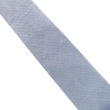 Dunhill grosgrain woven mulberry silk tie in a grey blue tone