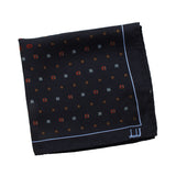 Dunhill silk pocket square with hand rolled edges