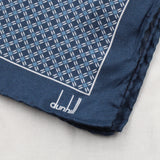 Dunhill mulberry silk pocket square with hand rolled edges