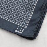 Dunhill mulberry silk pocket square with hand rolled edges