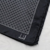 Dunhill mulberry silk pocket square with hand rolled edges