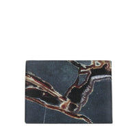 Dunhill bi-fold wallet in a luxurious marbled pattern grained leather 