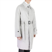 Dunhill pale grey coat in a classic cut