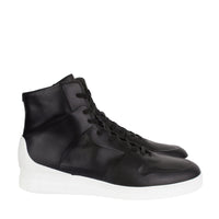 Dunhill Radial Spoiler hi-top sneakers in black leather