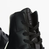 Dunhill Radial Spoiler hi-top sneakers in black leather