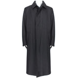 Dunhill luxurious wool overcoat in a charcoal grey