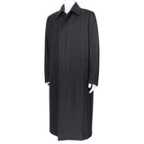 Dunhill luxurious wool overcoat in a charcoal grey