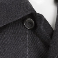 Dunhill luxurious wool overcoat in a charcoal grey