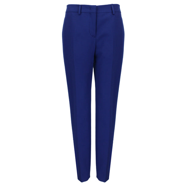 Paul Smith tapered leg trousers in a luxurious wool blend fabric in royal blue