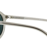 Dries Van Noten double bridge sunglasses in a pale grey acetate frame