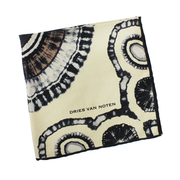 Dries Van Noten silk pocket square