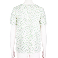 J W Anderson top in an embossed silk blend crepe fabric