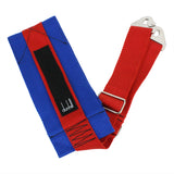 Dunhill woven blue and red nylon bag strap