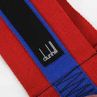 Dunhill woven red and blue nylon bag strap