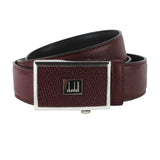 Dunhill burgundy Belgrave leather belt