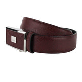 Dunhill burgundy Belgrave leather belt