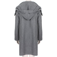 Stella McCartney duffle coat in a mid-weight grey wool