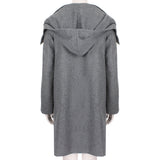 Stella McCartney duffle coat in a mid-weight grey wool