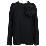 Simone Rocha sweatshirt with double corsage appliqué detailing