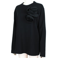 Simone Rocha sweatshirt with double corsage appliqué detailing