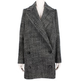 Stella McCartney double breasted wool boucle coat