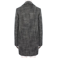 Stella McCartney double breasted wool boucle coat