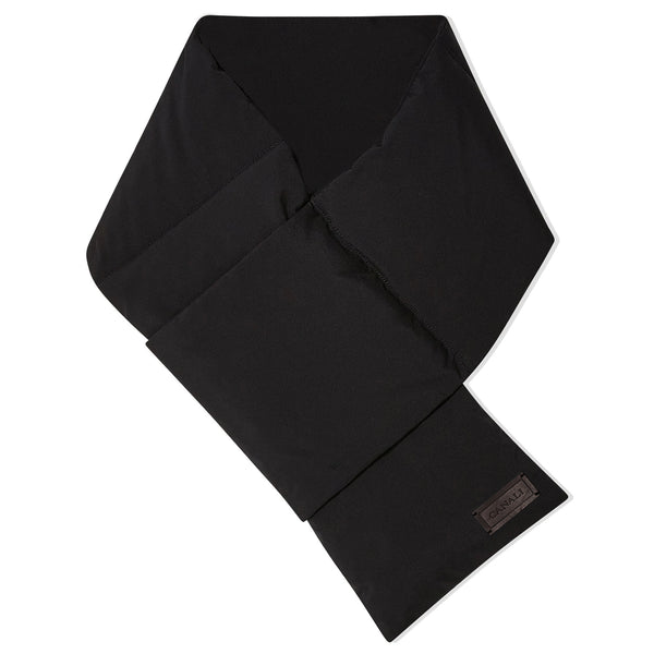 Canali down filled scarf in black