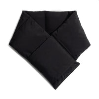 Canali down filled scarf in black