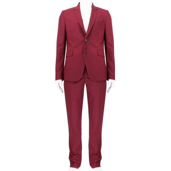 Paul Smith tailored Kensington Fit suit in a claret tone