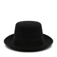 Saint Laurent rabbit felt fedora in black