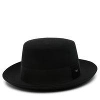 Saint Laurent rabbit felt fedora in black