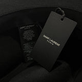 Saint Laurent rabbit felt fedora in black