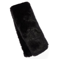 Saint Laurent Faux-Fur Crossover Scarf