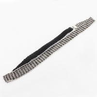 Saint Laurent luxurious chainmail headband in a silver tone