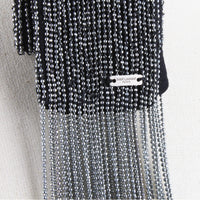 Saint Laurent chain detailed scarf necklace