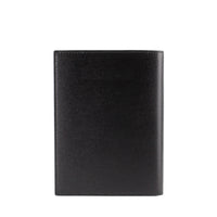 Saint Laurent grained leather passport holder in black