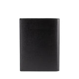 Saint Laurent grained leather passport holder in black