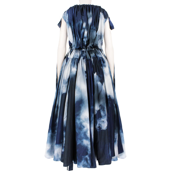 cloud black and blue dress St Cloud Dress Blue Print