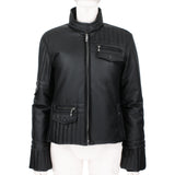 Perfect Moment Brigitte racer jacket In black faux leather