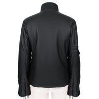 Perfect Moment Brigitte racer jacket In black faux leather