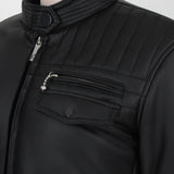 Perfect Moment Brigitte racer jacket In black faux leather