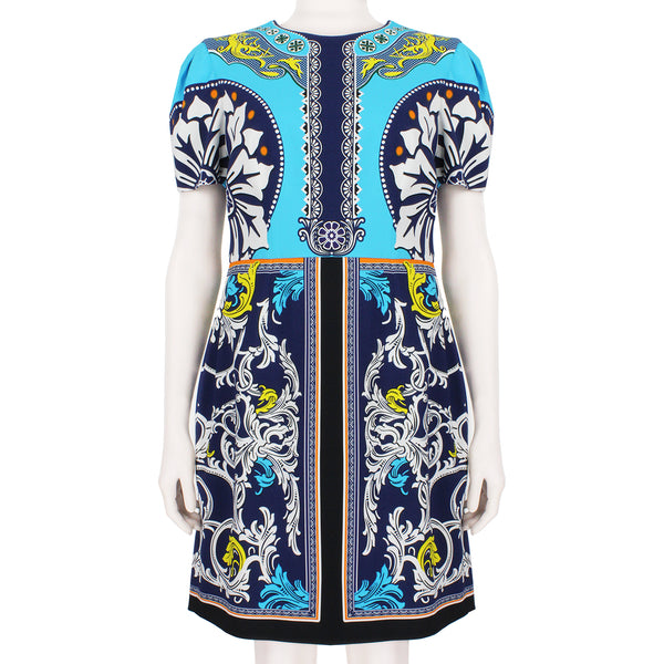 Mary Katrantzou multicoloured knee-length patterned dress