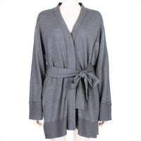 3.1 Phillip Lim elongated belted cardigan in heather grey 