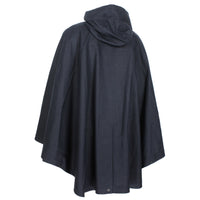 Hermès Allure rain cape in dark indigo waterproof cotton blend fabric