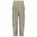 Stella McCartney cargo trousers in a khaki cotton blend fabric