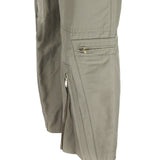 Stella McCartney cargo trousers in a khaki cotton blend fabric
