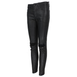 RTA (Road to Awe) skinny fit lambskin leather trousers in black